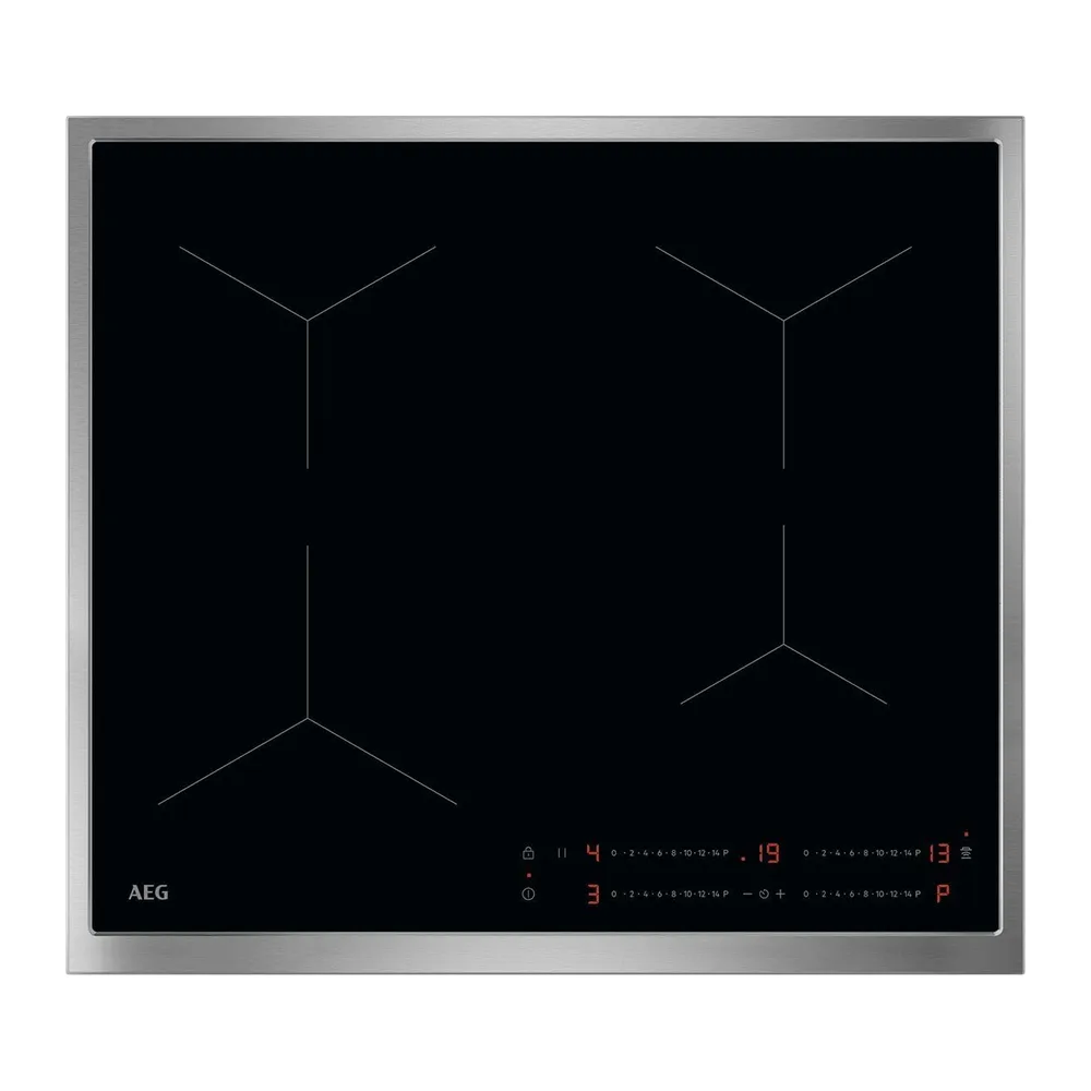 AEG Induktionskochfeld 60 cm, 4 Kochzonen mit PowerBoost, Touch, TO64IA0AXB