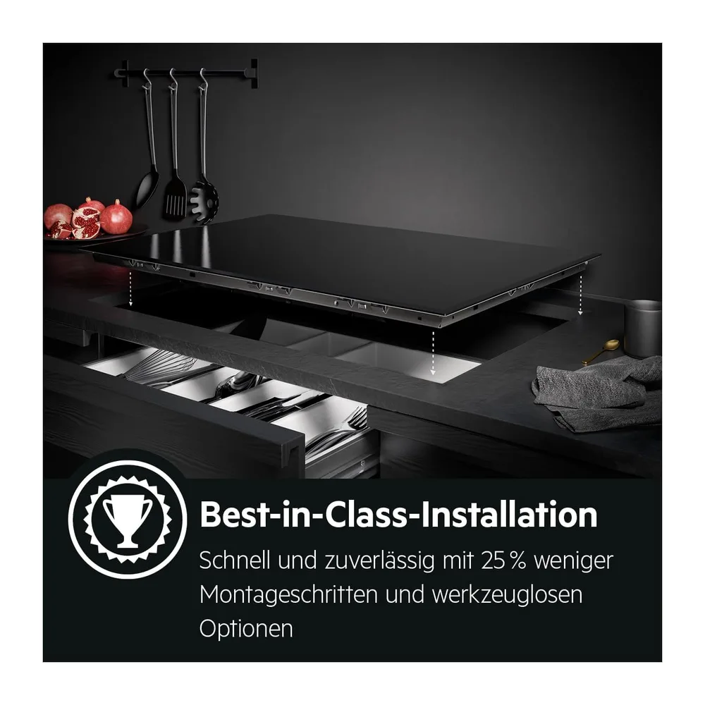 AEG Induktionskochfeld 60 cm, 4 Kochzonen mit PowerBoost, Touch, TO64IA0AXB — 6