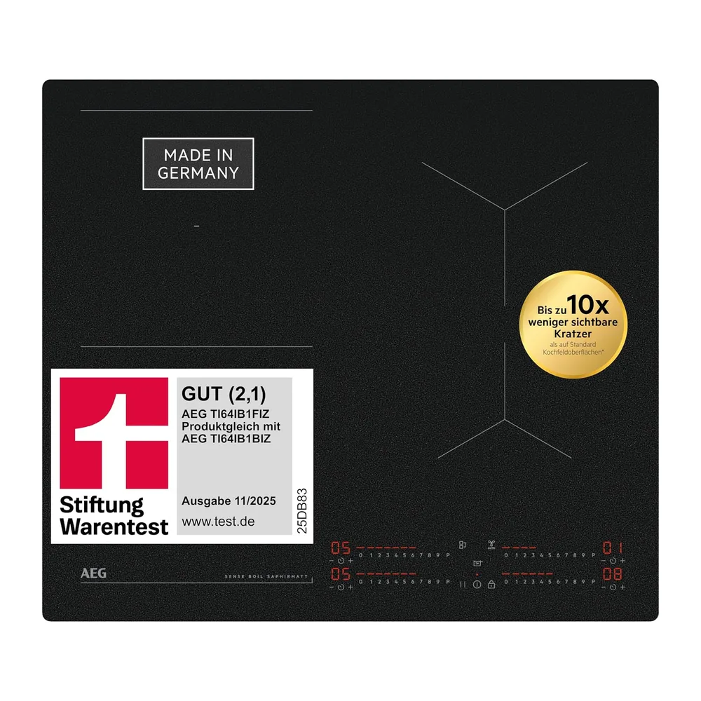AEG Induktionskochfeld 60cm SaphirMatt StiWa gut