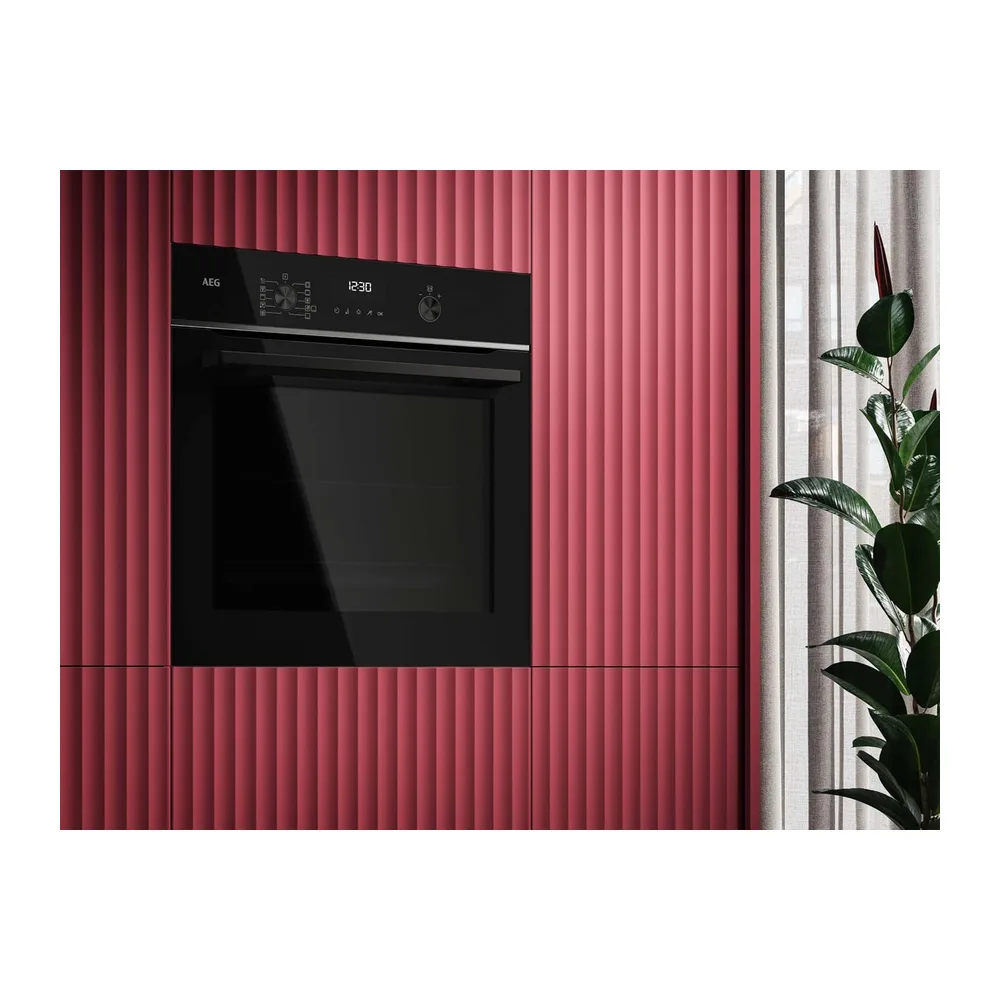 AEG 6 Wifi Einbaubackofen, Stiftung Warentest gut 2,2 SenseCook, TS6PB50WAB [Energieklasse A+] — 2