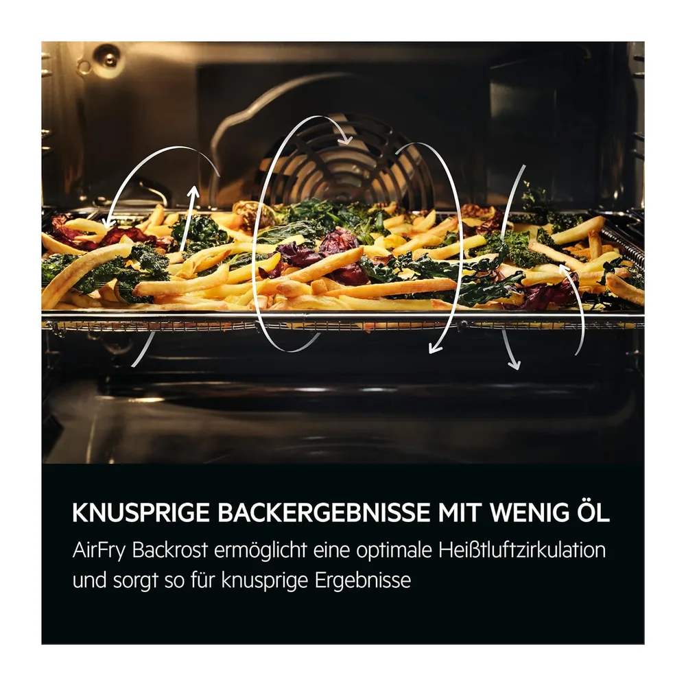 AEG 6 Wifi Einbaubackofen, Stiftung Warentest gut 2,2 SenseCook, TS6PB50WAB [Energieklasse A+] — 4