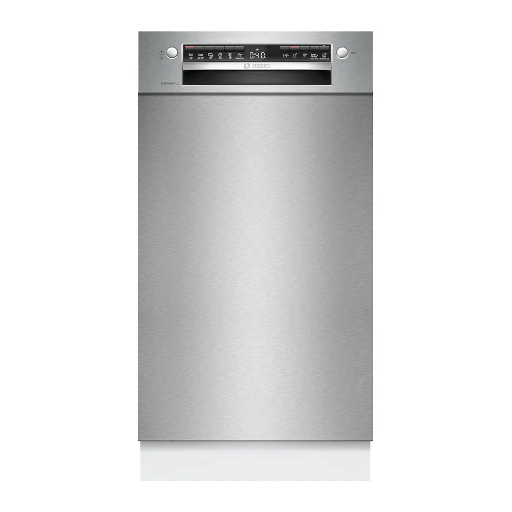 Bosch SPU4HMS10E, Serie 4, Smarter Unterbau-Geschirrspüler 45 cm, Besteckschublade, Extra Trocknen,