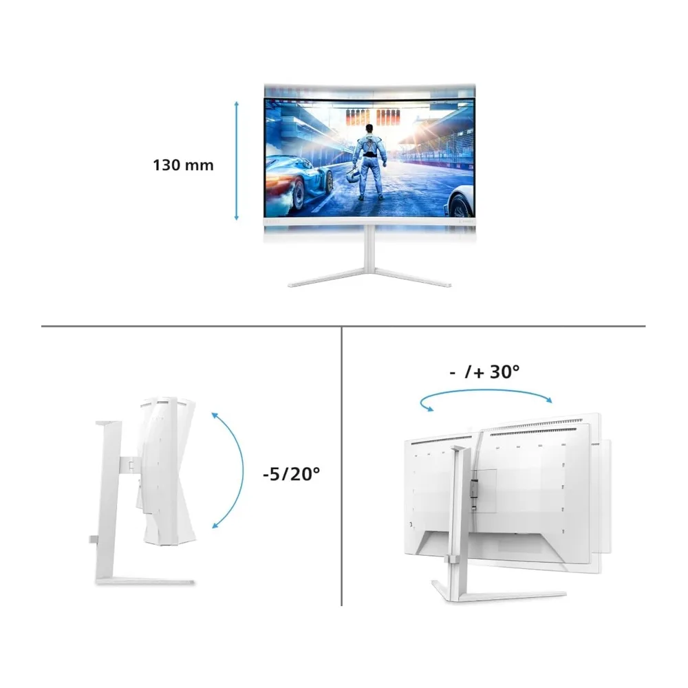 Philips Evnia 27M2C5501-27 Zoll Quad HD Curved Gaming Monitor — 5