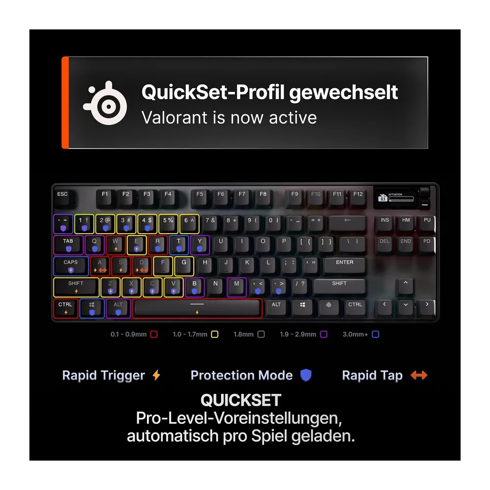 SteelSeries APEX PRO TKL Gen-3-Gaming-Tastatur — 3
