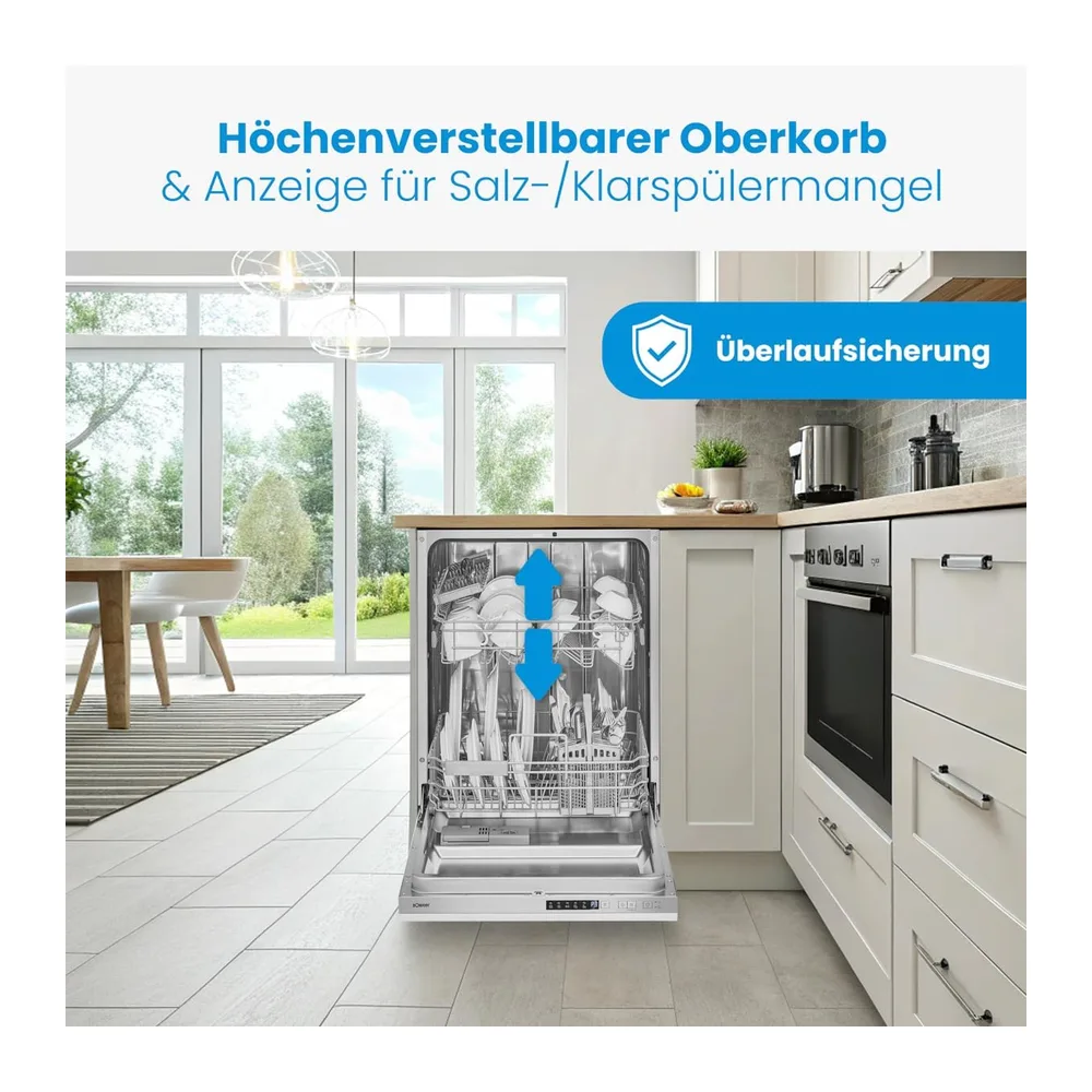 Bomann® Geschirrspüler 45 cm vollintegrierbar — 5