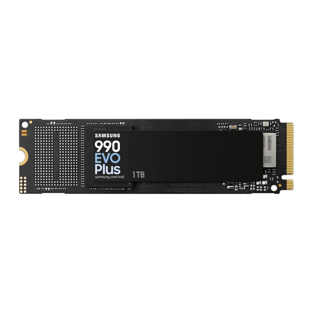 Samsung 990 EVO Plus NVMe M.2 SSD 1 TB, PCIe 4.0 x4 / PCIe 5.0 x2, NVMe 2.0 (2280), 7.150 MB/s Lesen, 6.300