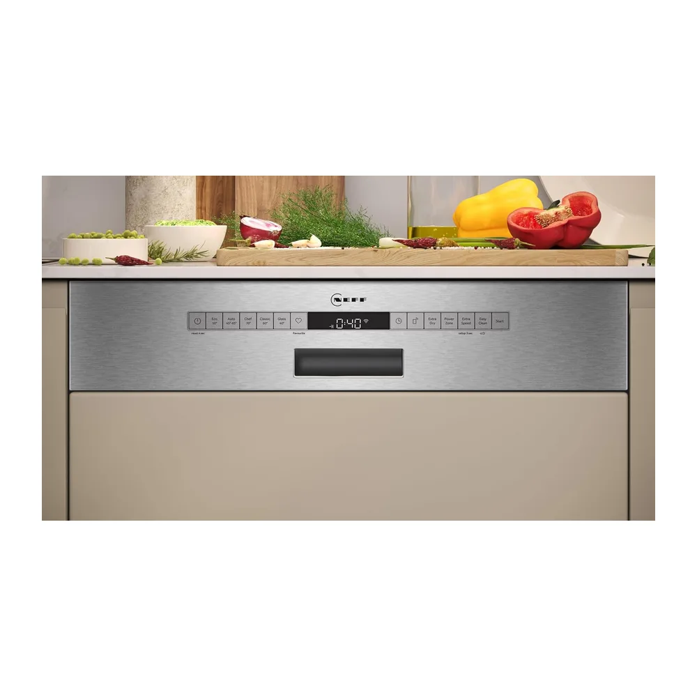 NEFF N 50 Smarter Teilintegrierter Geschirrspüler 60 cm S145EAS16E [Energieklasse A] — 5