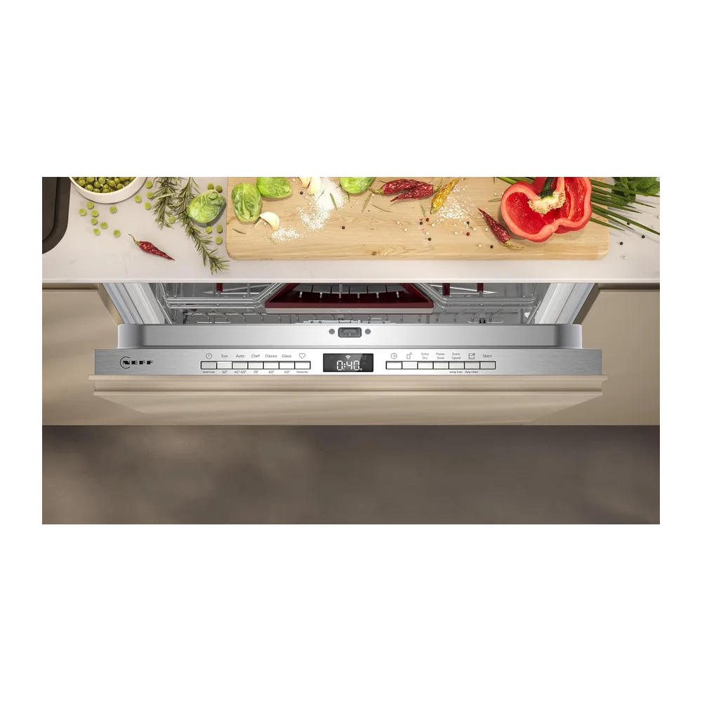 NEFF N 50 Smarter Vollintegrierter XXL Geschirrspüler 60 cm S255ECX15E [Energieklasse A] — 2
