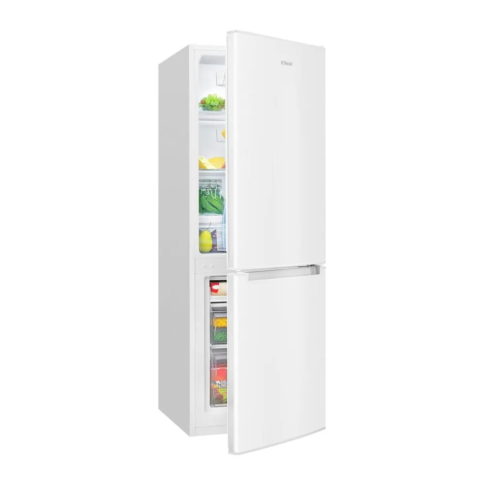 Bomann® Kühlschrank mit Gefrierfach | Energieklasse C | 143cm | Kühl Gefrierkombination leise 40 dB | 3