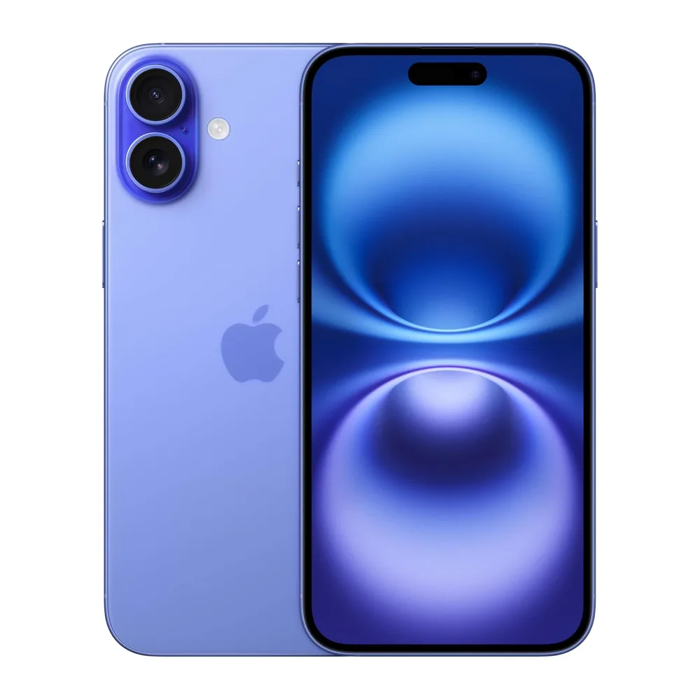 Apple iPhone 16 Plus, 128GB, Ultramarin (Generalüberholt)