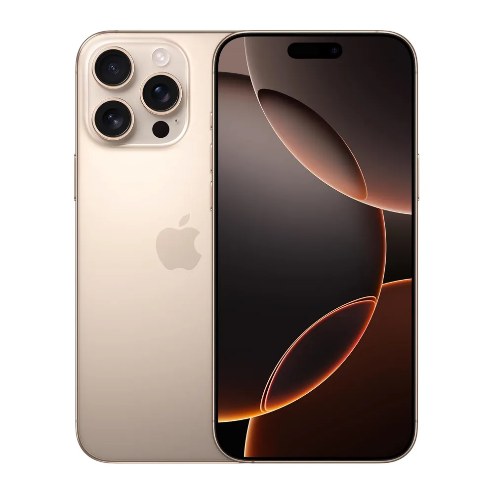 Apple iPhone 16 Pro Max, 256GB, Titan Wüstensand (Generalüberholt)