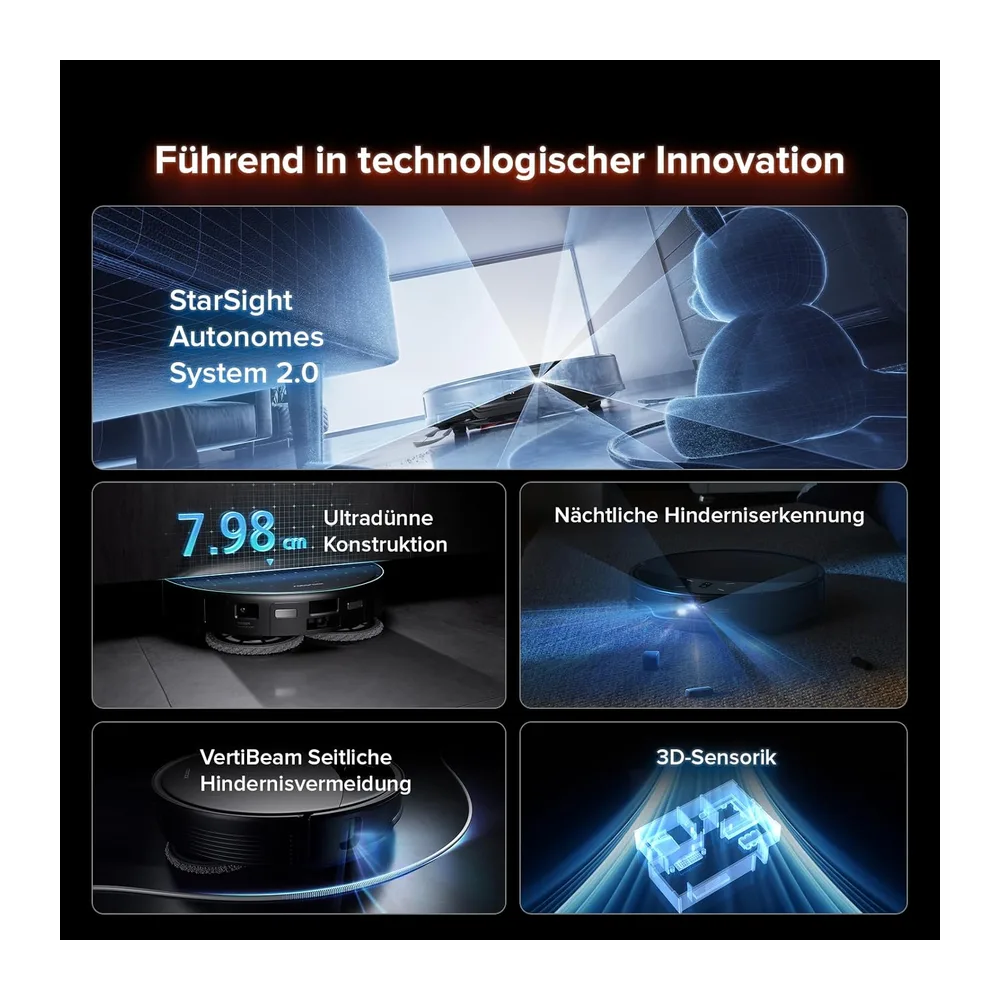 roborock Saros 10R Saugroboter mit Wischfunktion&angebbarem Wischmopp — 3