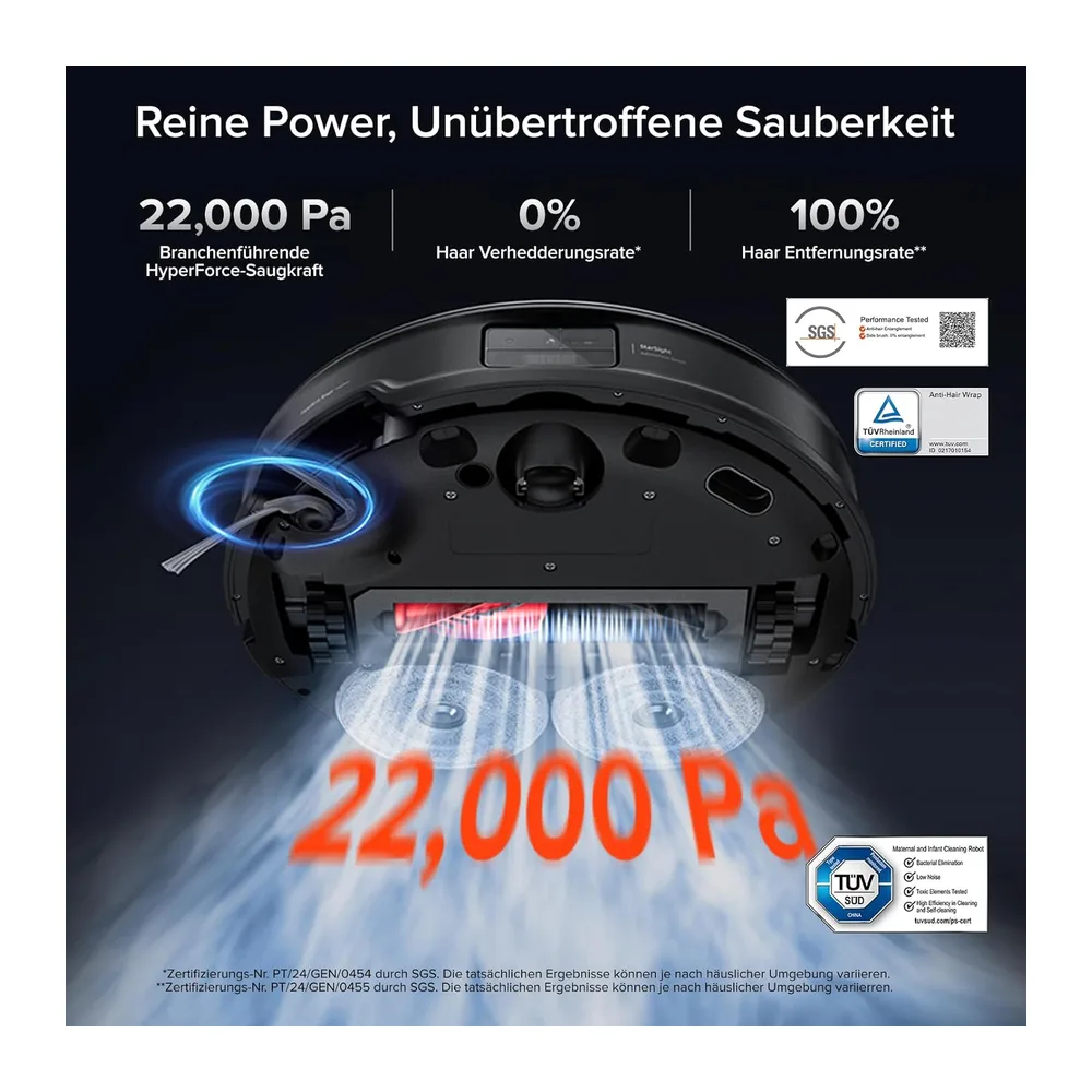 roborock Saros 10R Saugroboter mit Wischfunktion&angebbarem Wischmopp — 4