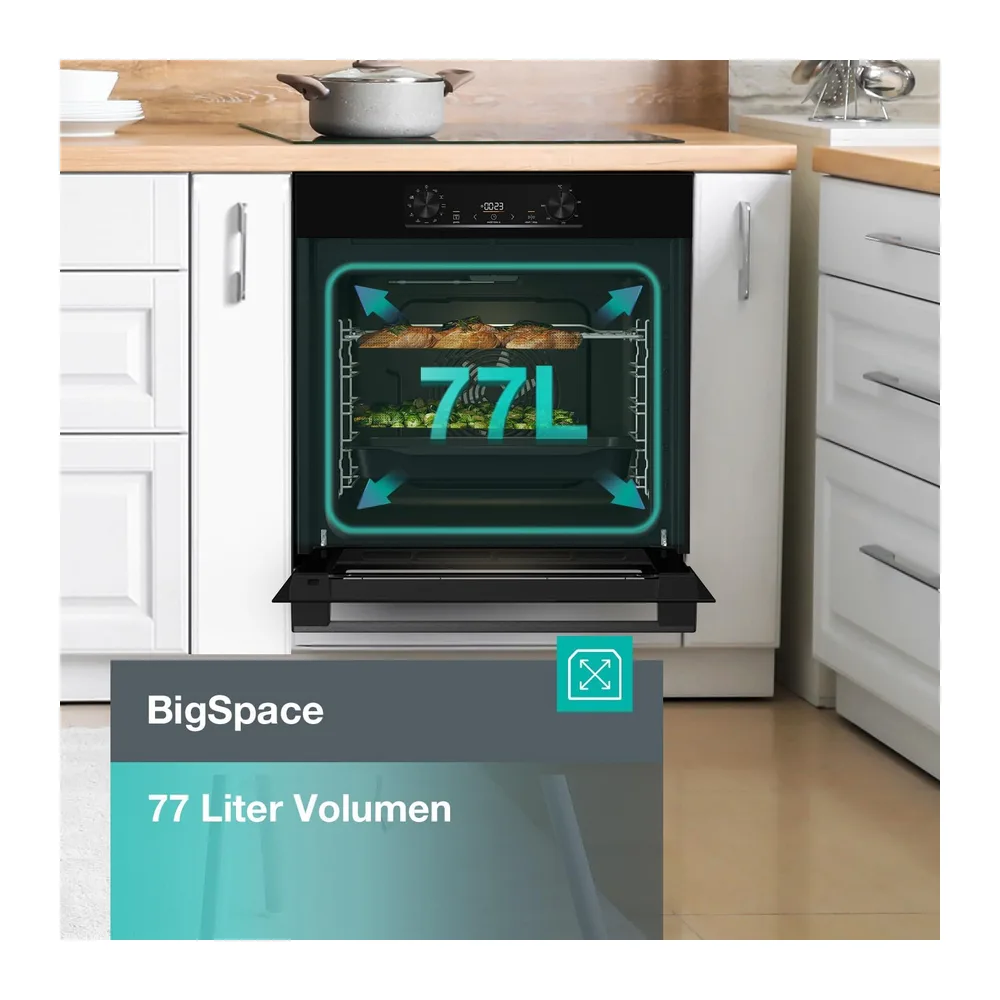 Gorenje Einbaubackofen-Set Jump Set Aqua/C/Kombination aus autarkem Kochfeld ECT641BSC und Einbau-Backofen — 3