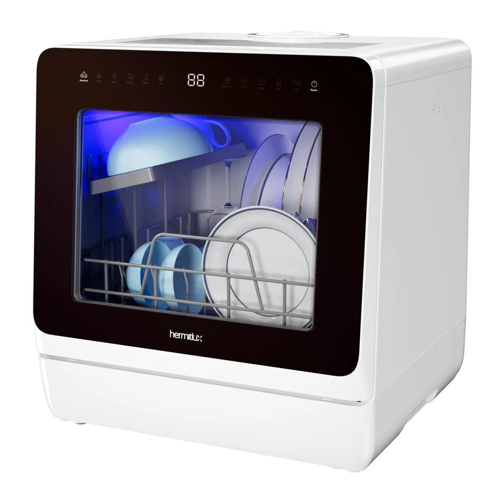 Hermitlux Mini Spülmaschine 7+3 Programme