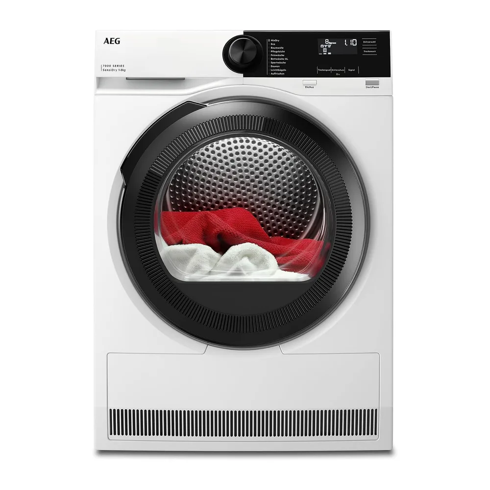 AEG Serie 7000 Wärmepumpentrockner 8 kg, SensiDry, MixDry, TR7T65680 [Energieklasse C]