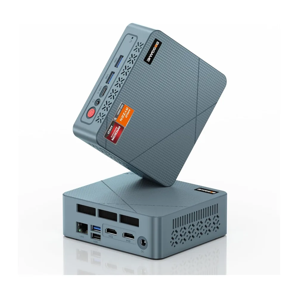 BOSGAME E2 Air Windows 11 Pro Business Mini PC AMD Ryzen 5 3501U