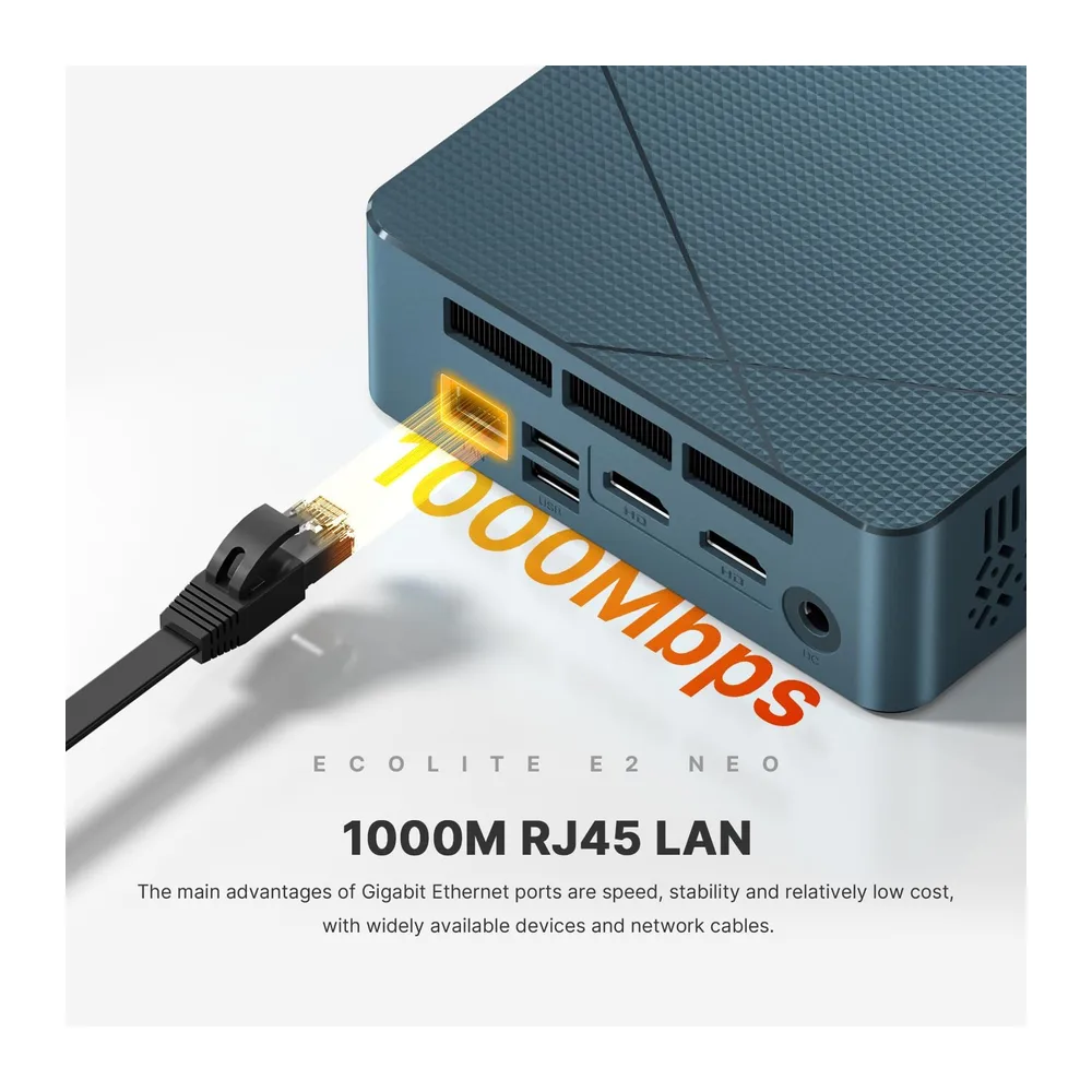 BOSGAME E2 Air Windows 11 Pro Business Mini PC AMD Ryzen 5 3501U — 4