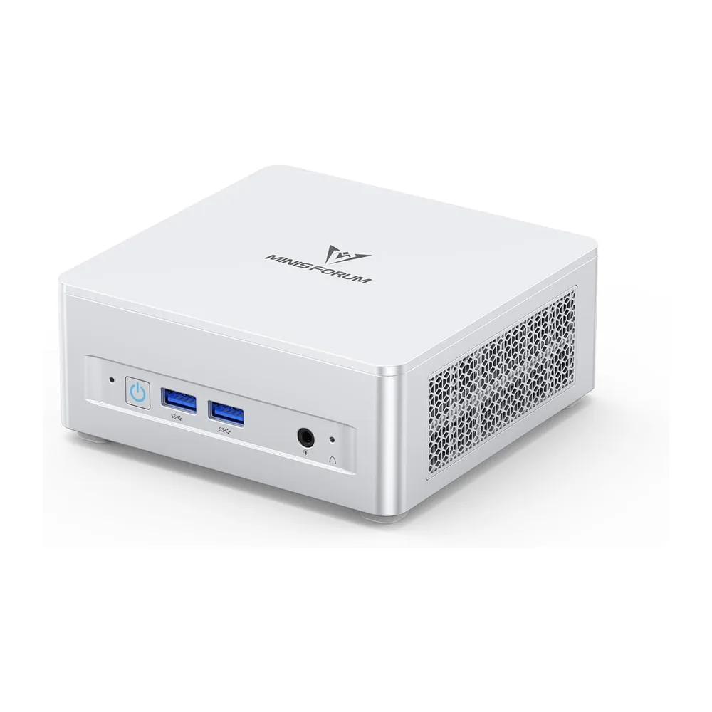 MINIS FORUM UM870 Slim Mini-PC, AMD Ryzen 7 8745H Mini-Computer (8C/16T, bis zu 4,9 GHz), 32 GB DDR5 RAM und