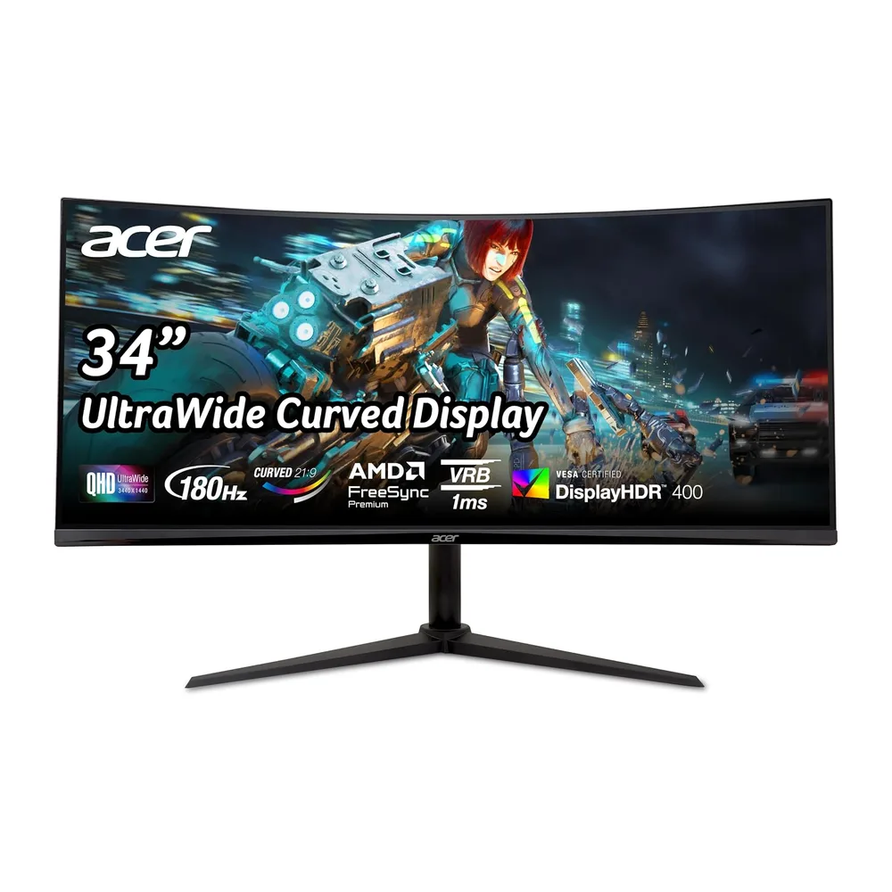 Acer Nitro XZ342CUV3 Gaming Monitor 34 Zoll (86,4 cm)