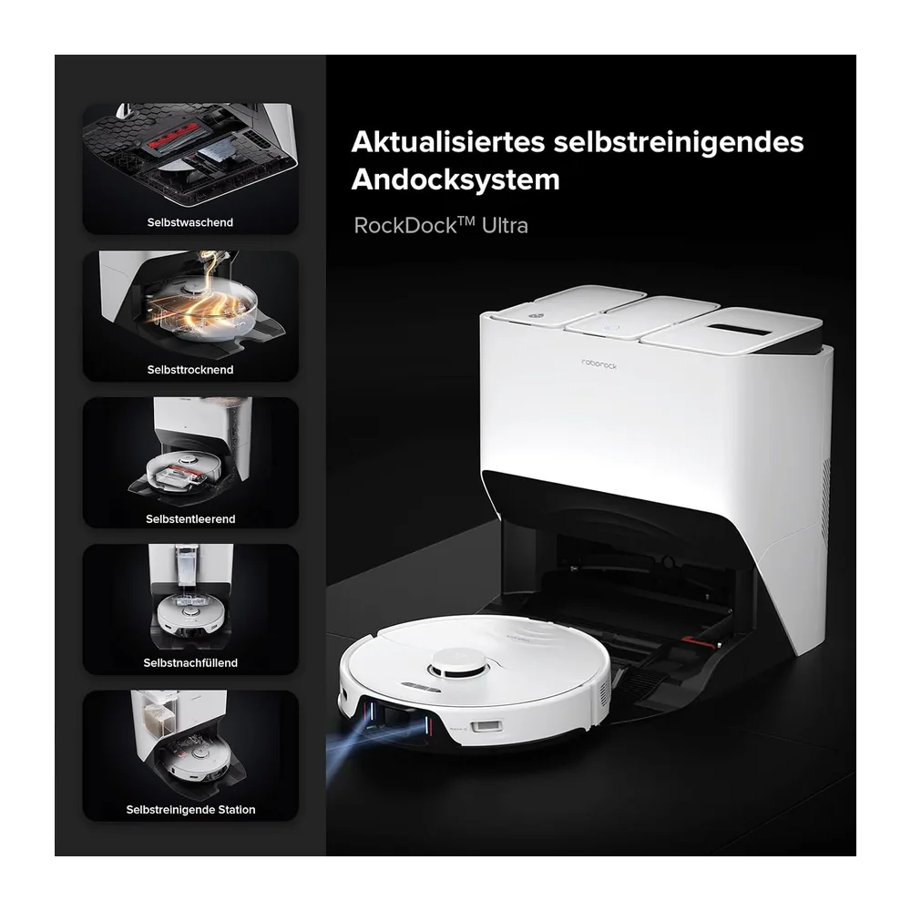 roborock S8 Pro Ultra Saugroboter mit Wischfunktion Absaugstation — 2