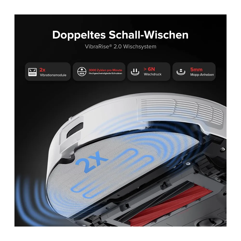 roborock S8 Pro Ultra Saugroboter mit Wischfunktion Absaugstation — 4