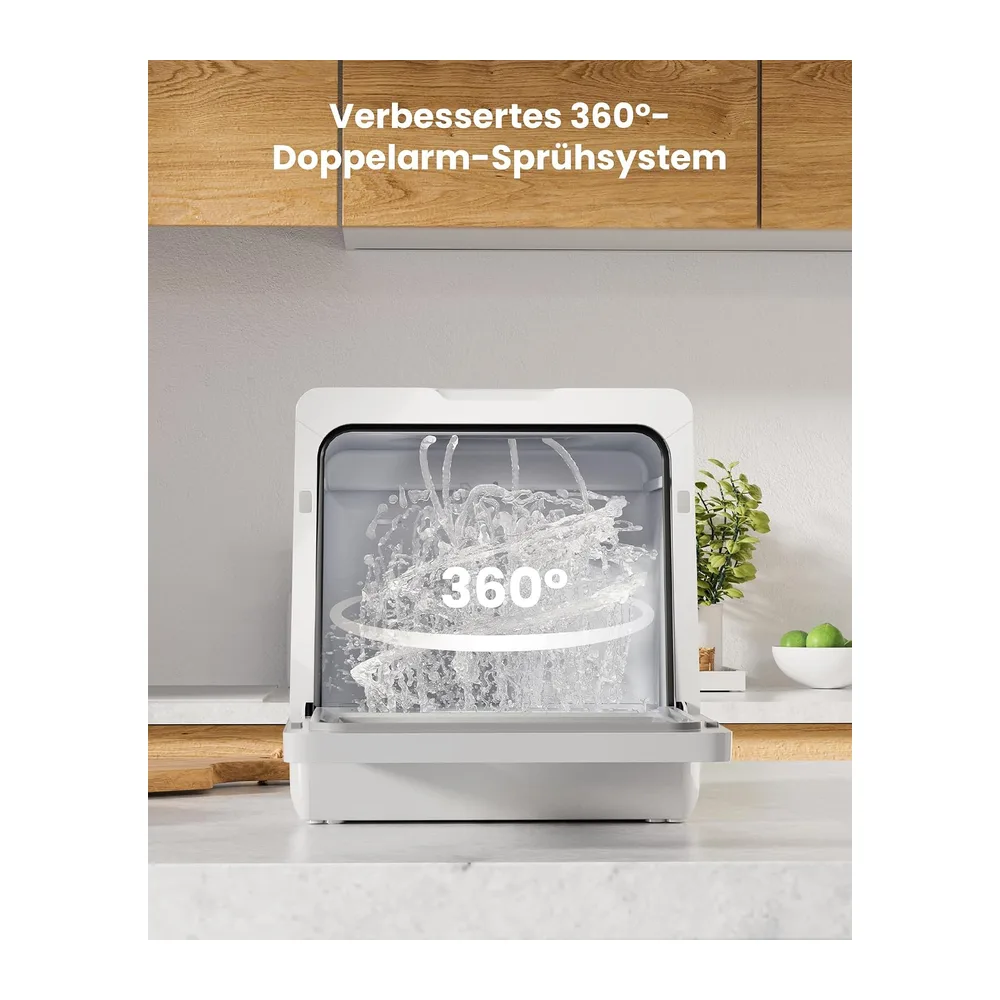 HAVA Tischgeschirrspüler mit Wasserenthärter und erhöhter Energieeffizienz [Energieklasse D] — 6
