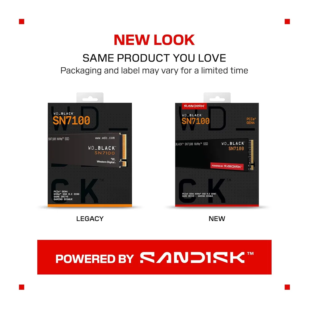 WD_BLACK SN7100 NVMe SSD 1 TB (High-Performance Gaming-Speicher — 3