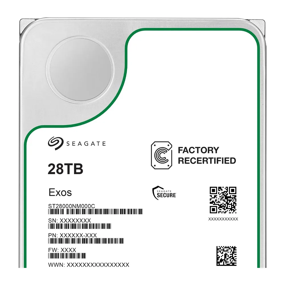 Seagate Exos 28TB Interne Server Festplatte ST28000NM000C 3,5 Zoll HDD SATA 6Gb/s 7200RPM 512MB Cache — 2