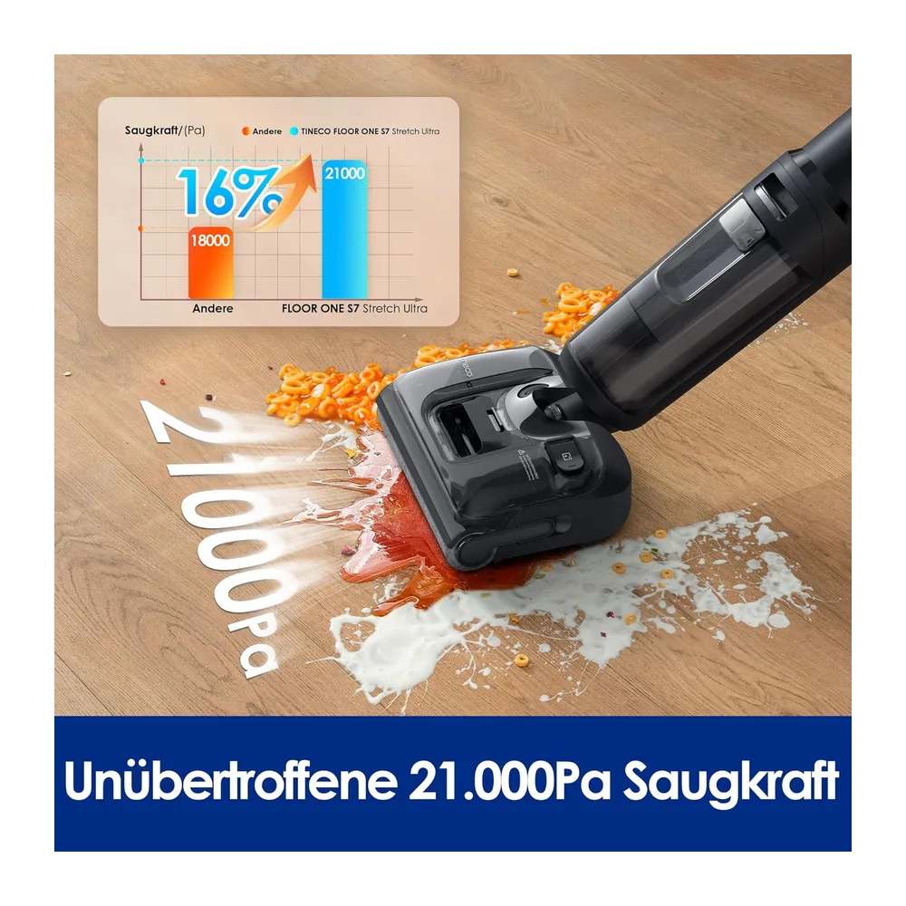 Tineco Floor ONE S7 Stretch Ultra Nass-Trockensauger — 3