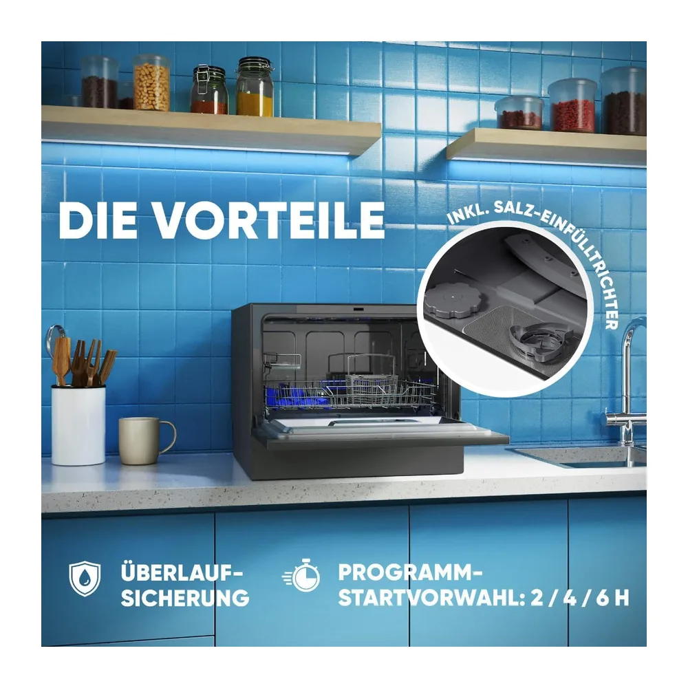 Bomann Mini Geschirrspüler mit Wasseranschluss — 5