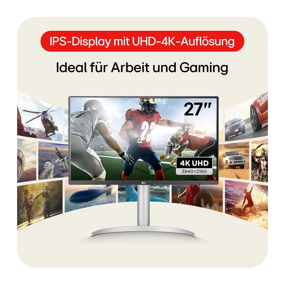 LG 27UP650K-W.AEU (27 Zoll) 4K UHD IPS Monitor — 2