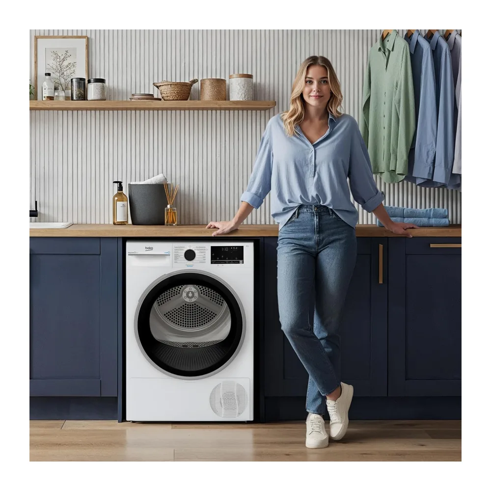 Beko B3T4224SD Wärmepumpentrockner, Wäschetrockner, 8 kg, allergikergeeignet, Hygiene Trocknen & Hygiene — 3