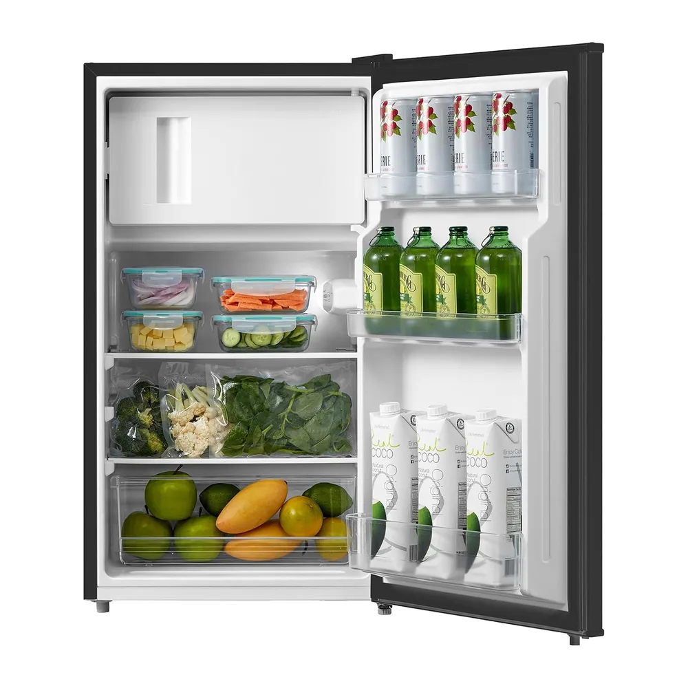 Comfee 80L Kühlschränke mit Gefrierfach, EEK D, 39dB,Inverter‑Kompressor [Energieklasse D]