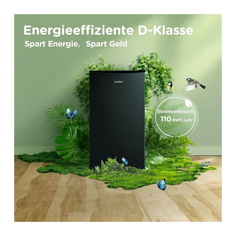 Comfee 80L Kühlschränke mit Gefrierfach, EEK D, 39dB,Inverter‑Kompressor [Energieklasse D] — 6