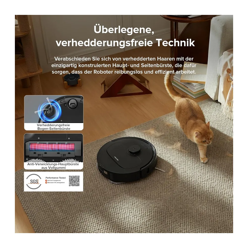 roborock QV 35A Set Saugroboter mit Wischfunktion mit 8.000 Pa Saugkraft — 4