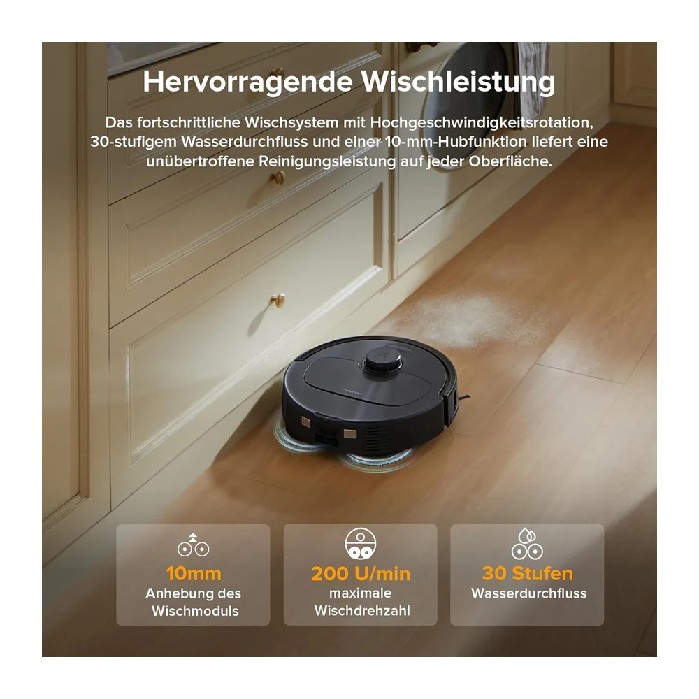 roborock QV 35A Set Saugroboter mit Wischfunktion mit 8.000 Pa Saugkraft — 5