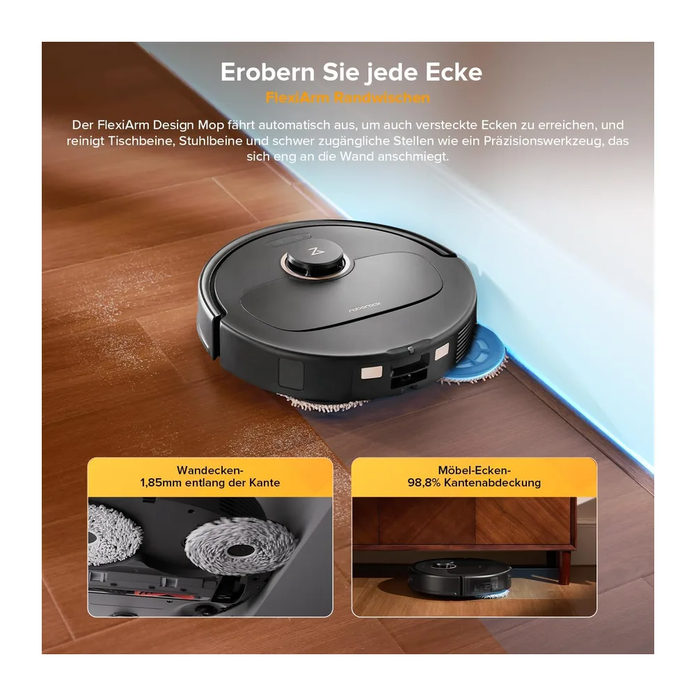 roborock Qrevo S5V Saugroboter mit Wischfunktion&Hebarem Wischmopp — 4