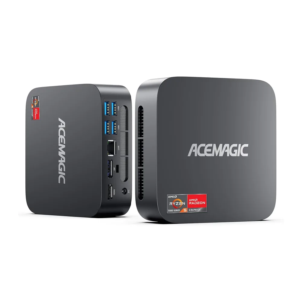ACEMAGIC K1 Mini PC,AMD Ryzen 5 7430U(Entspricht 5850U),16GB RAM 512GB SSD