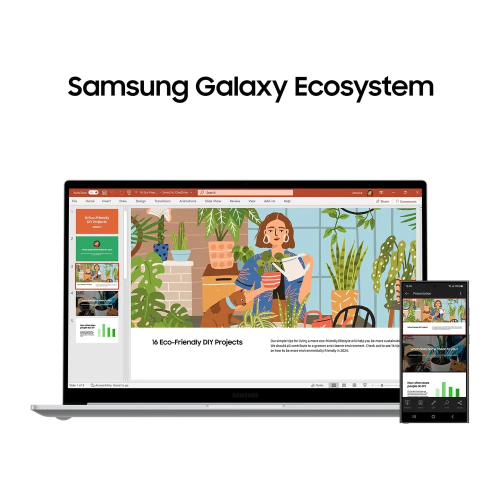 Samsung Galaxy Book4 Notebook, 15,6-Zoll-Display, Intel Core i3-Prozessor, 8 GB RAM, Laptop mit 256 GB — 6