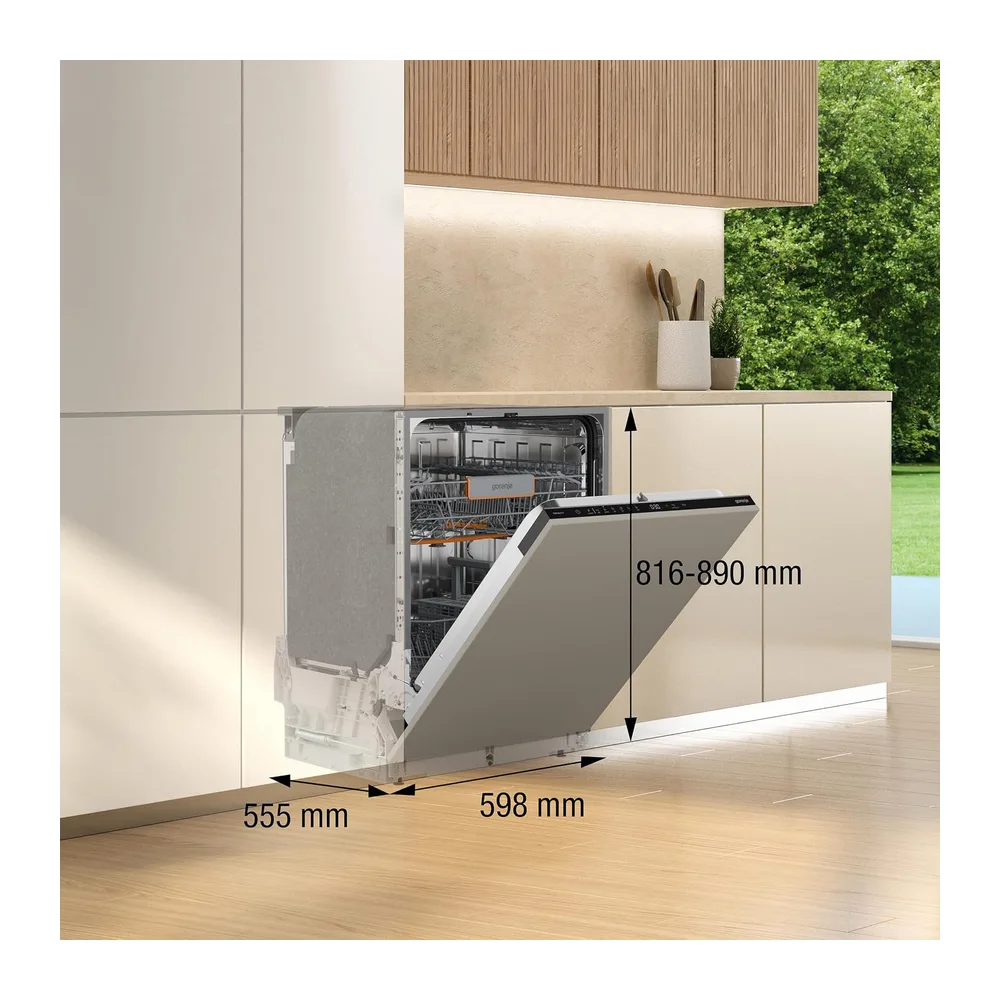 Gorenje GV642C65 Geschirrspüler/Einbaugerät FRONT NICHT ENTHALTEN/Made in EU/60 breite/14 Maßgedecke/6 — 3
