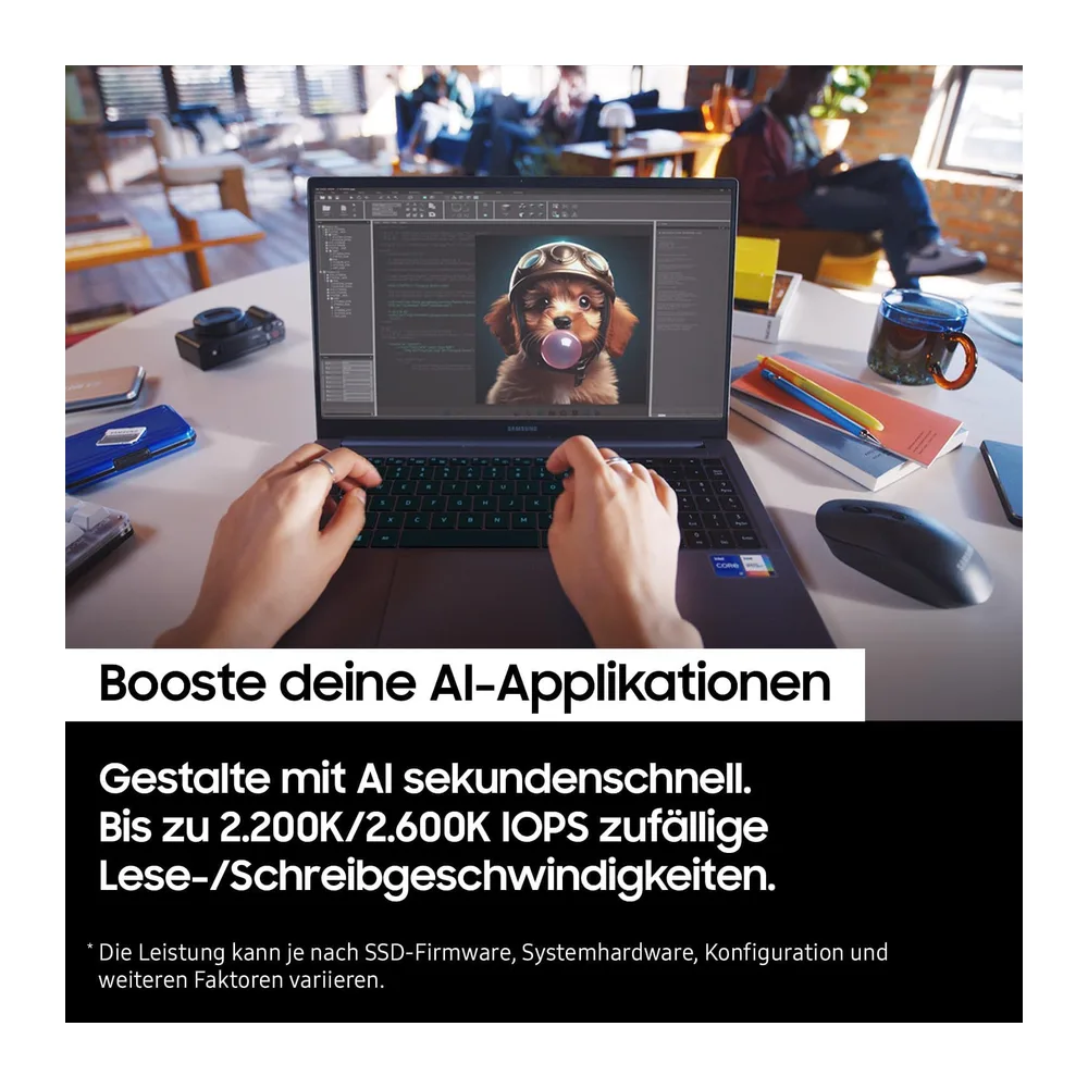 Samsung 9100 PRO NVMe M.2 SSD, 2 TB, PCIe 5.0, 14.700 MB/s Lesen, 13.400 MB/s Schreiben, Interne SSD für — 4