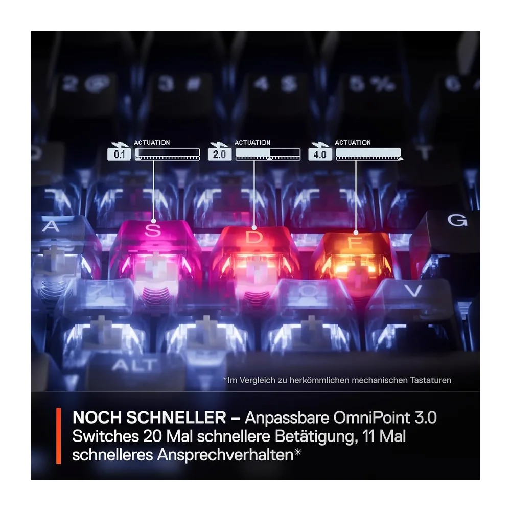 SteelSeries Apex Pro Mini Gen 3 Gaming Tastatur 60 Prozent — 5