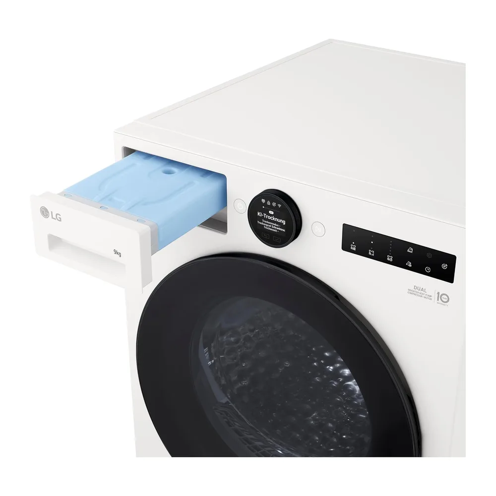LG RT90X8C Wärmepumpen-Trockner (9 kg, Energieklasse B) mit AI Dry (Easy-Touch Drehregler, TurboDry, — 5