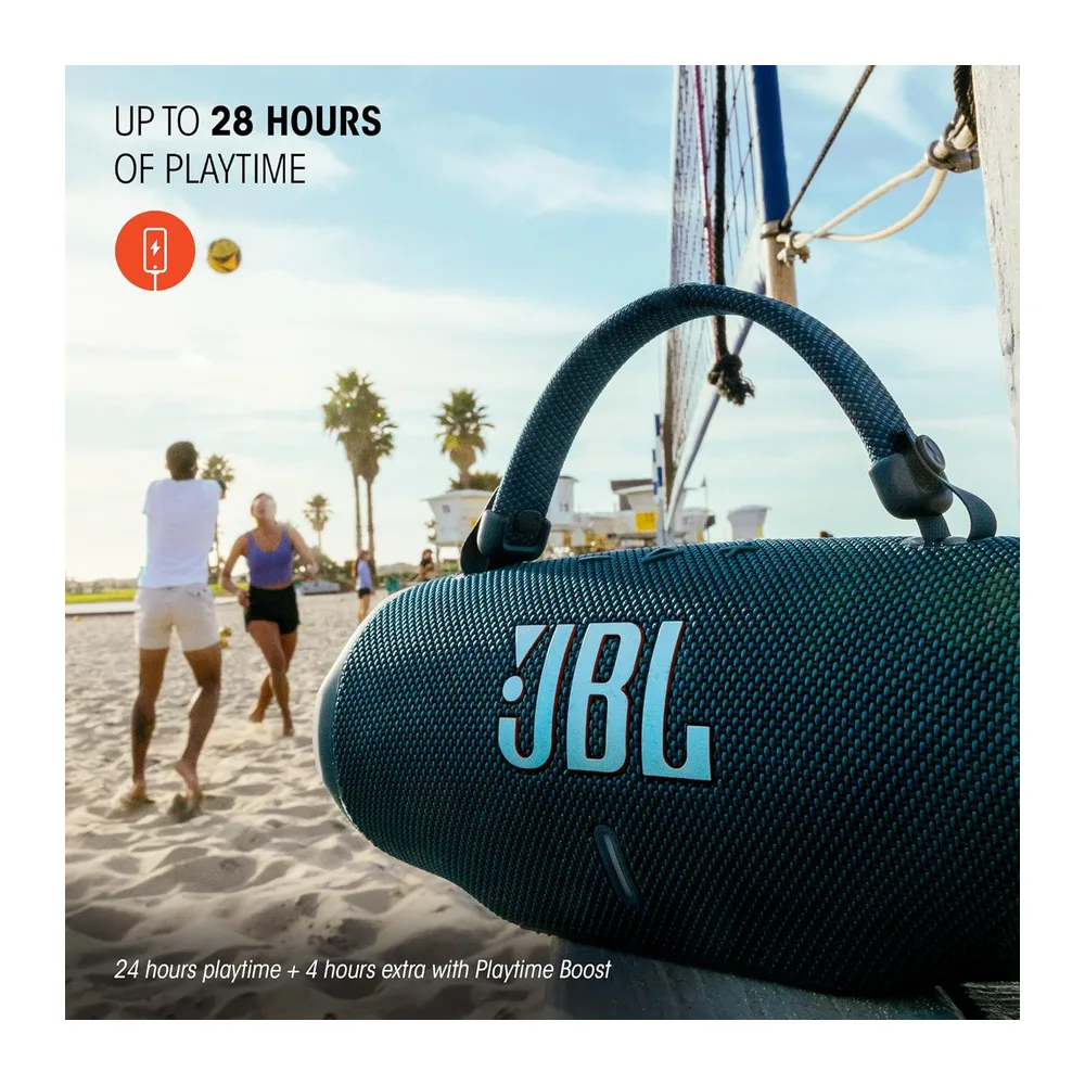 JBL Charge 6, tragbarer Bluetooth-Lautsprecher, 28 Stunden Akkulaufzeit, IP68 wasserdicht, Staub- und — 6