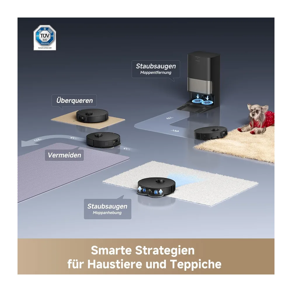 dreame L40s Pro Ultra Saugroboter mit Wischfunktion,19.000 Pa — 5