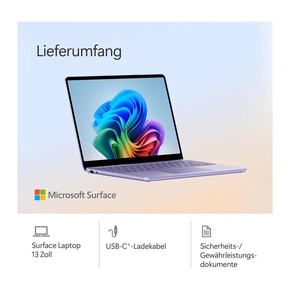 Microsoft Surface Laptop, 13" | Snapdragon X Plus | 16GB RAM, 512GB SSD — 6