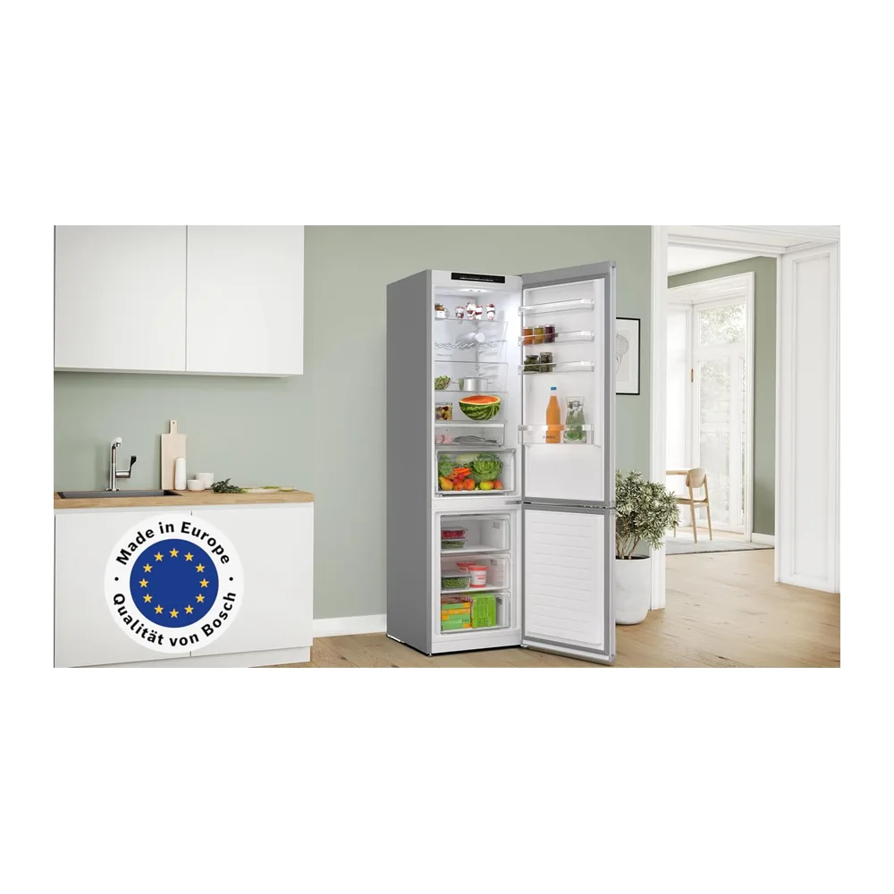 Bosch Serie 4 Freistehende Kühl-Gefrier-Kombination 203 x 60 cm KGN392LAG [Energieklasse A] — 2