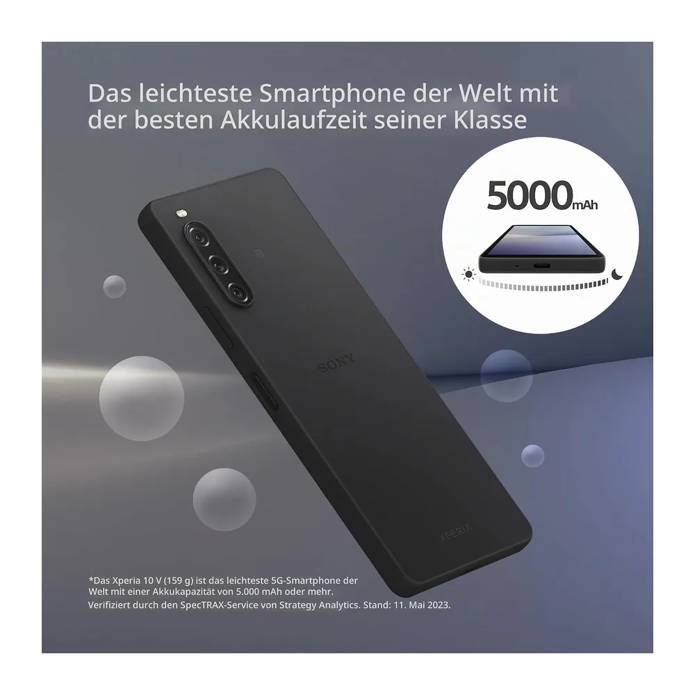 Sony Xperia 10 V 5G 128GB/6GB RAM Dual-SIM weiß (Generalüberholt) — 4