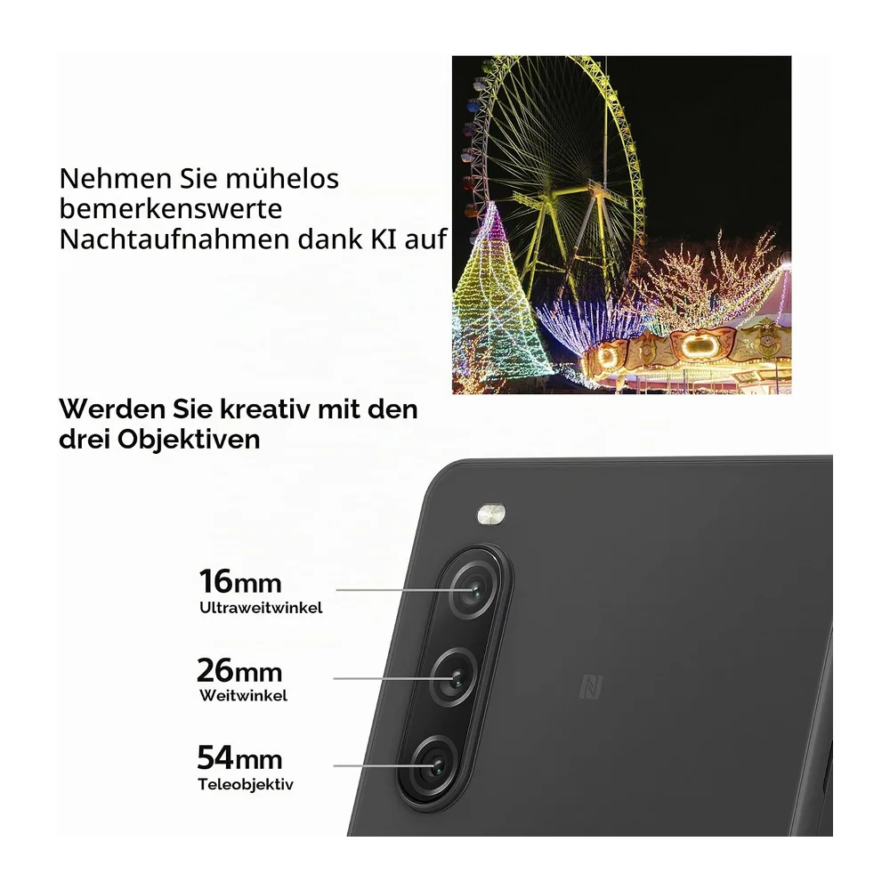 Sony Xperia 10 V 5G 128GB/6GB RAM Dual-SIM weiß (Generalüberholt) — 6